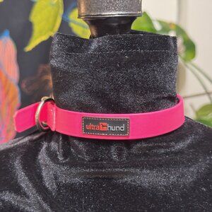 Pet Collar: ULTRAHUND Standard Buckle Collar, Neon Pink